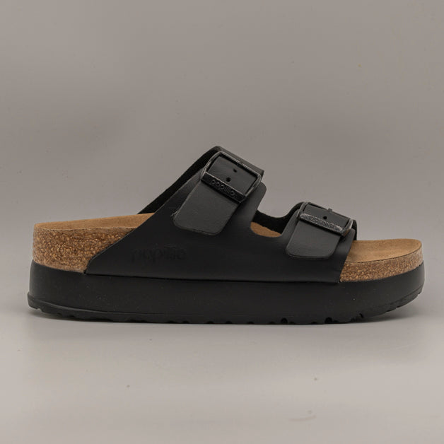 Arizona PAP Flex Platform – sandalo platform vegano con plantare anatomico nero - scarpe di qualità venduta a Milano da Pli-Pla
