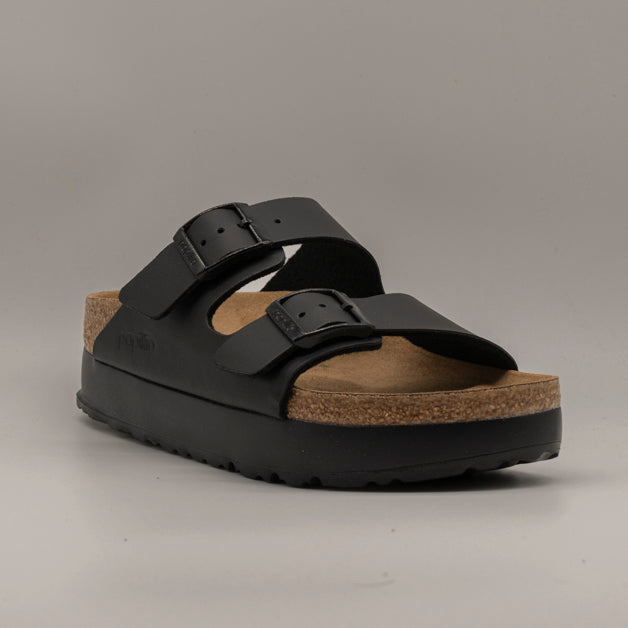 Arizona PAP Flex Platform – sandalo platform vegano con plantare anatomico nero - scarpe di qualità venduta a Milano da Pli-Pla