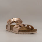 Birkenstock Rio Kids – sandalo bambino con cinturino al tallone e plantare anatomico - electric metallic copper - scarpe di qualità venduta a Milano da Pli-Pla