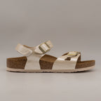 Birkenstock Rio – sandalo con cinturino al tallone e plantare anatomico - graceful pearl white - scarpe di qualità venduta a Milano da Pli-Pla