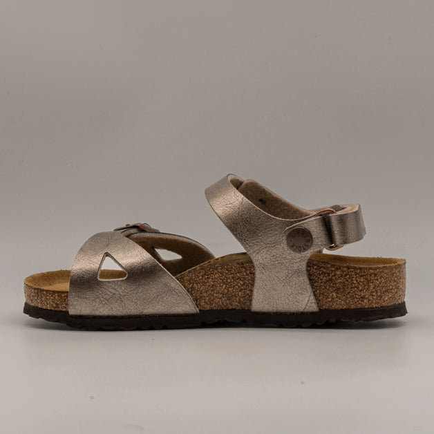 Birkenstock Rio – sandalo con cinturino al tallone e plantare anatomico - graceful taupe - scarpe di qualità venduta a Milano da Pli-Pla