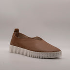 Cinzia Soft PQ8245449C ballerine in pelle con suola platform cuoio - scarpe di qualità venduta a Milano da Pli-Pla