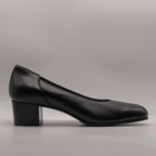 Cinzia Valle 2296 Dècolletè in pelle da donna con tacco nero - scarpe di qualità venduta a Milano da Pli-Pla