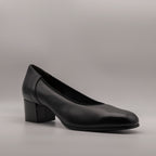 Cinzia Valle 2296 Dècolletè in pelle da donna con tacco nero - scarpe di qualità venduta a Milano da Pli-Pla