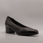 Cinzia Valle 2296 Dècolletè in pelle da donna con tacco testa di moro - scarpe di qualità venduta a Milano da Pli-Pla