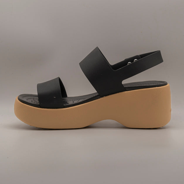 Crocs Brooklyn Sky Sandal – sandalo con zeppa LiteRide™ - nero - scarpe di qualità venduta a Milano da Pli-Pla