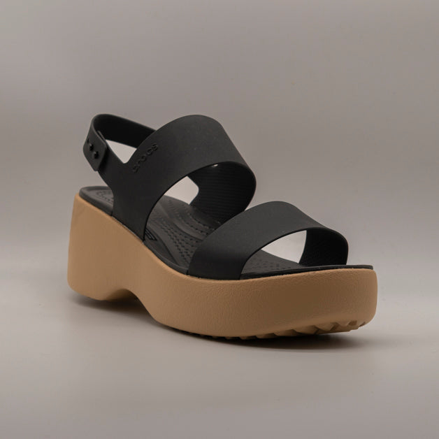 Crocs Brooklyn Sky Sandal – sandalo con zeppa LiteRide™ - nero - scarpe di qualità venduta a Milano da Pli-Pla