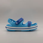 Crocs Crocband Cruiser Sandal Kid – sandalo leggero con doppio velcro - azzurro venetian/blue bolt - scarpe di qualità venduta a Milano da Pli-Pla