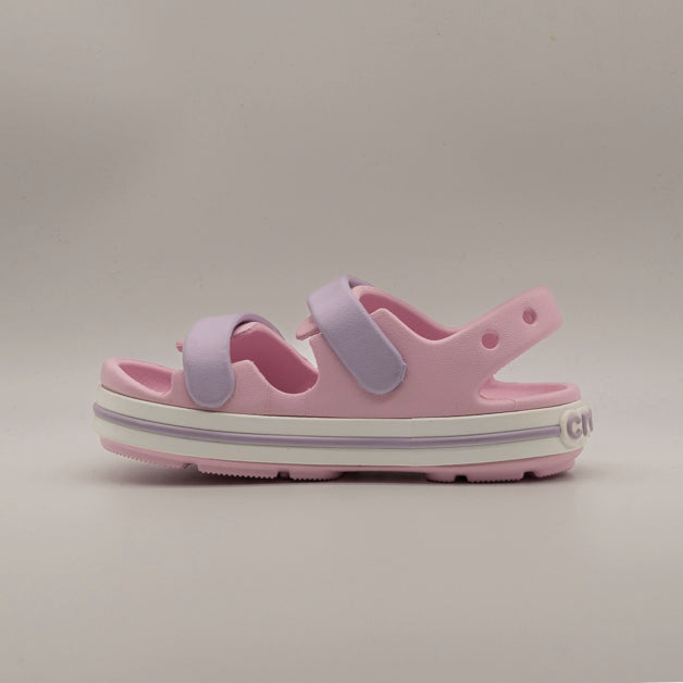Crocs Crocband Cruiser Sandal Kid – sandalo leggero con doppio velcro - rosa ballerina/lavender - scarpe di qualità venduta a Milano da Pli-Pla