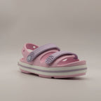 Crocs Crocband Cruiser Sandal Kid – sandalo leggero con doppio velcro - rosa ballerina/lavender - scarpe di qualità venduta a Milano da Pli-Pla