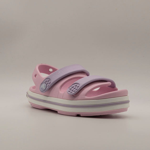 Crocs Crocband Cruiser Sandal Kid – sandalo leggero con doppio velcro - rosa ballerina/lavender - scarpe di qualità venduta a Milano da Pli-Pla
