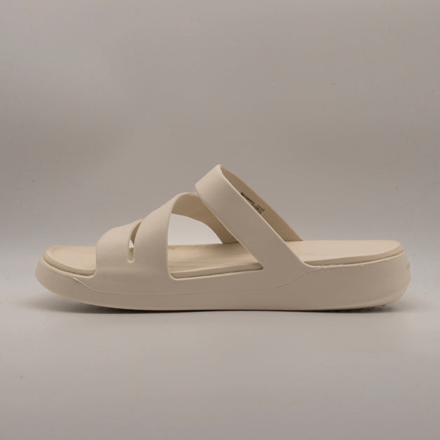 Crocs Getaway Strappy W – sandalo leggero con tecnologia Free Feel™ - beige stucco - scarpe di qualità venduta a Milano da Pli-Pla