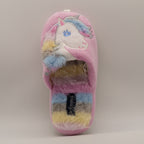 De Fonseca Roma – Pantofole bambino con unicorno in velluto - rosa - scarpe di qualità venduta a Milano da Pli-Pla