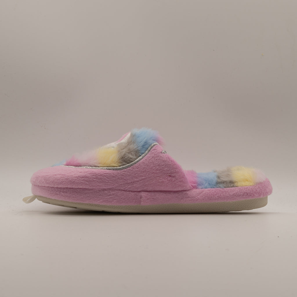 De Fonseca Roma – Pantofole bambino con unicorno in velluto - rosa - scarpe di qualità venduta a Milano da Pli-Pla