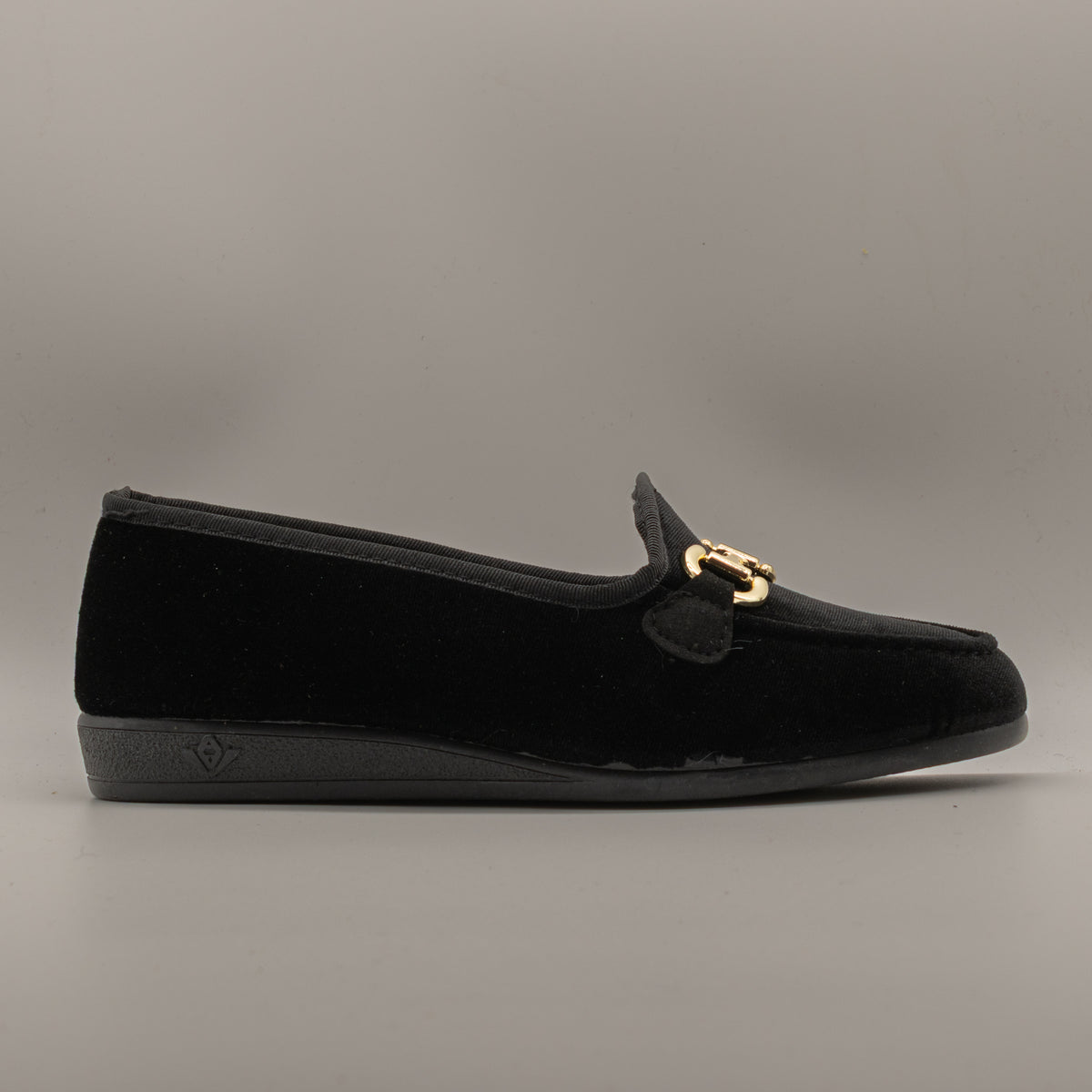 Dorea LB 557 – Mocassini donna in velluto foderati - nero - scarpe di qualità venduta a Milano da Pli-Pla