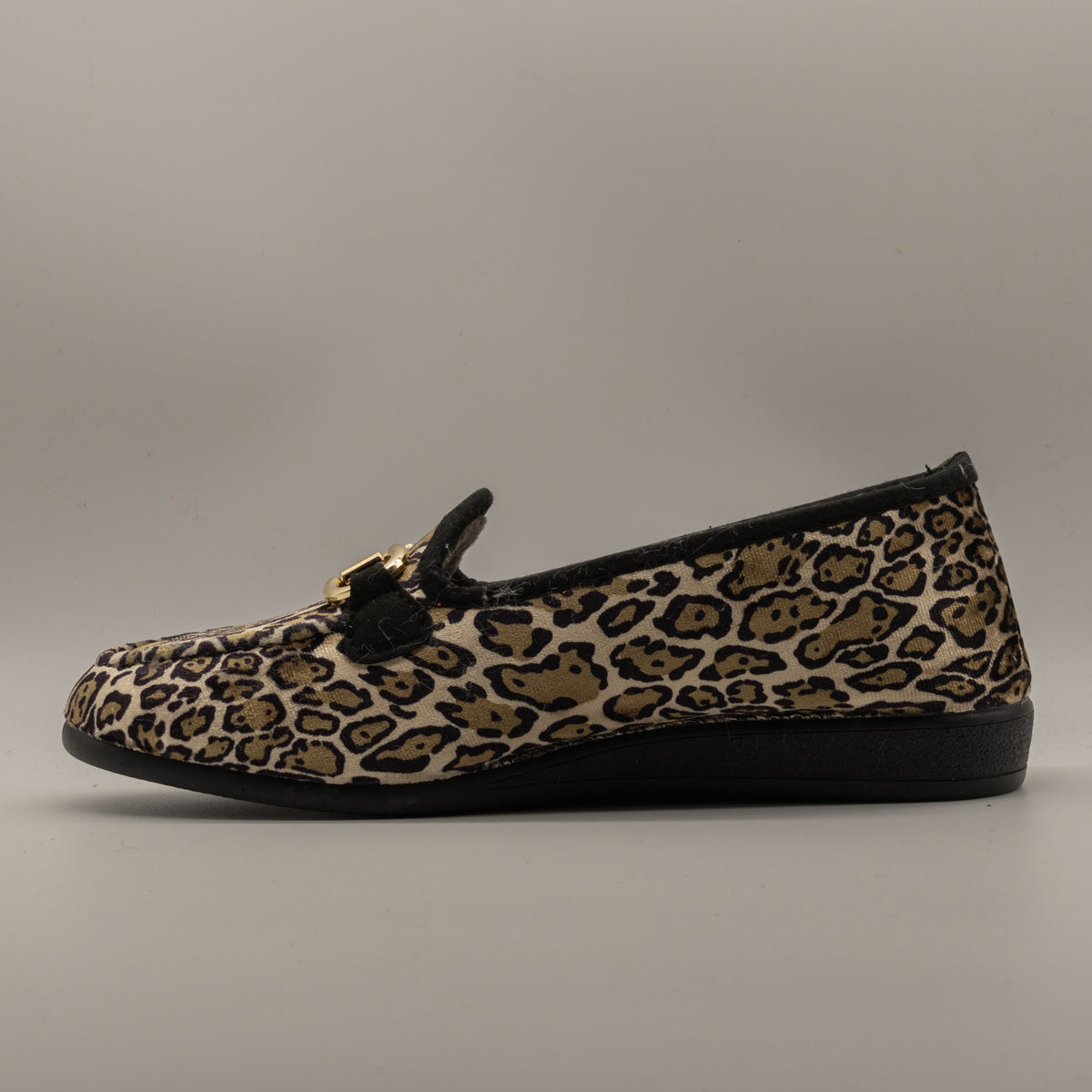 Dorea LB 658 – Mocassini donna in velluto foderati - ghepardo - scarpe di qualità venduta a Milano da Pli-Pla