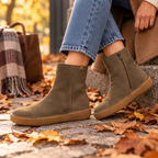 El Naturalista 6063 TAMI – stivaletti barefoot donna in pelle scamosciata - grigio land