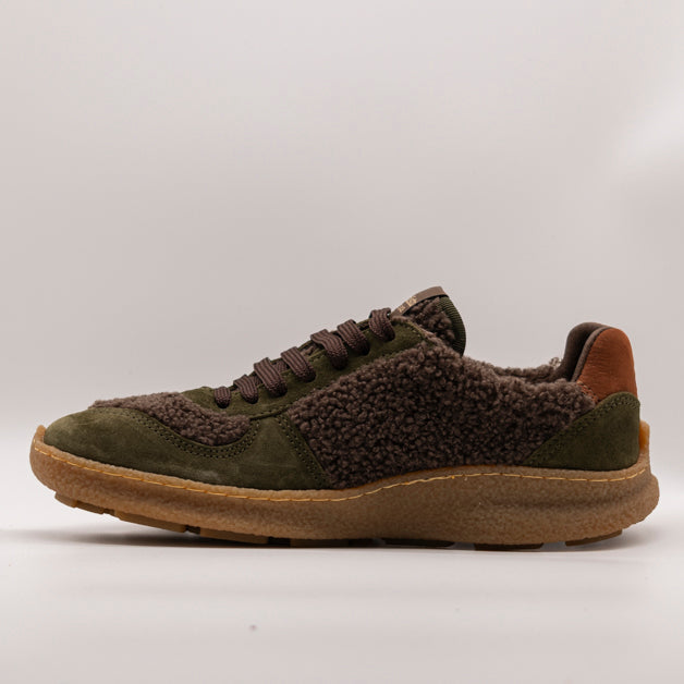El Naturalista scarpa barefoot pelle e lana Oroel 5435B verde - scarpe di qualità venduta a Milano da Pli-Pla