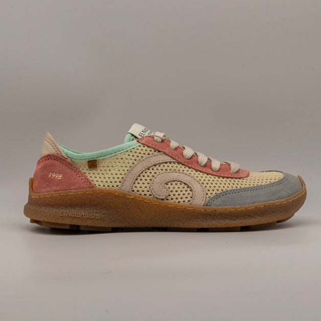 El Naturalista Oroel N5435C – Sneakers barefoot donna in pelle traforata multi candy - scarpe di qualità venduta a Milano da Pli-Pla
