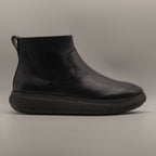 FitFlop iQ-ComFF Leather Zip Ankle Boots – Stivaletti donna in pelle - nero - scarpe di qualità venduta a Milano da Pli-Pla