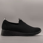 Fly-Flot 67 T12 3X Slip-On Donna in Tessuto Elastico Nero - scarpe di qualità venduta a Milano da Pli-Pla