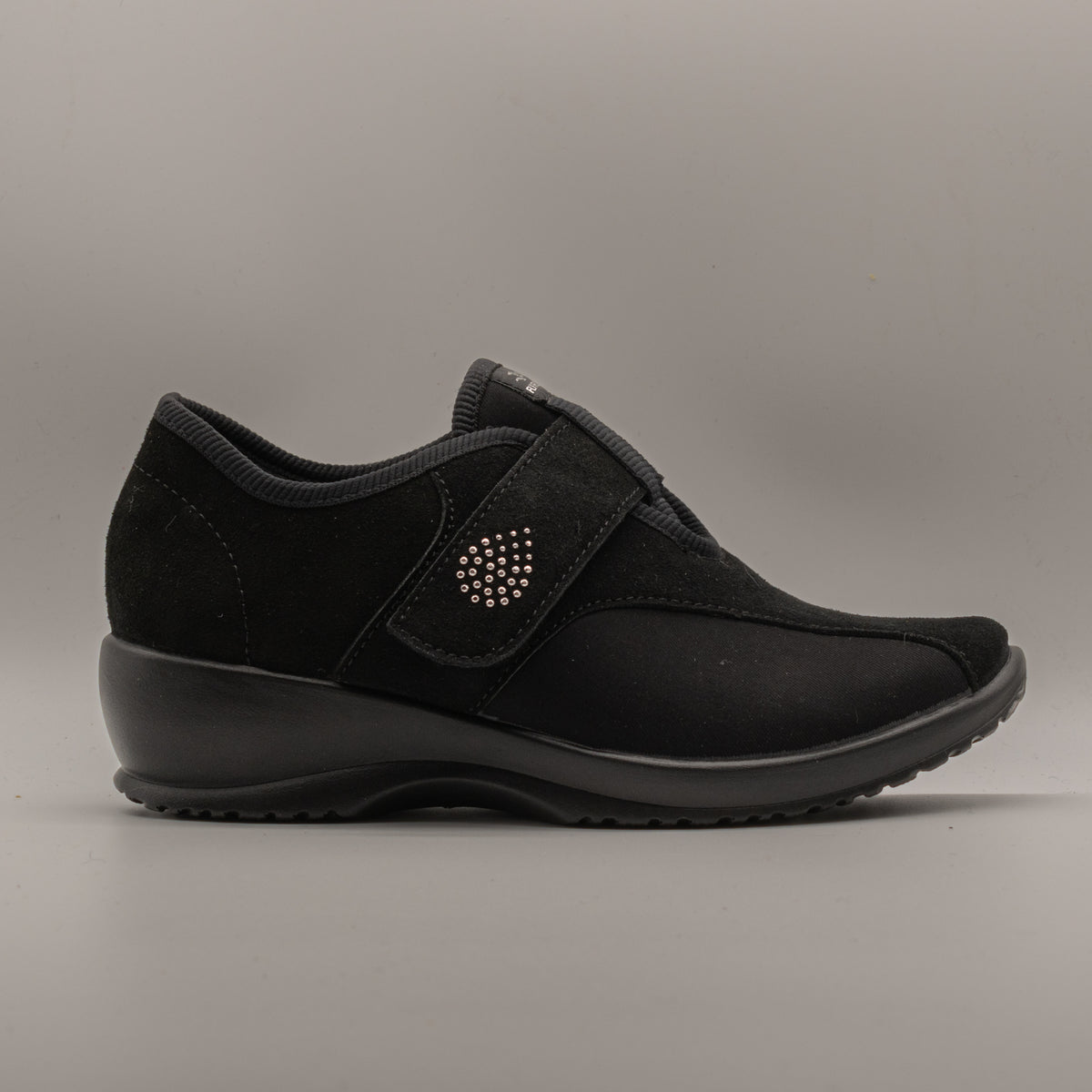 Fly-Flot 17 T10 EX – Scarpe donna elastiche con velcro - nero - scarpe di qualità venduta a Milano da Pli-Pla