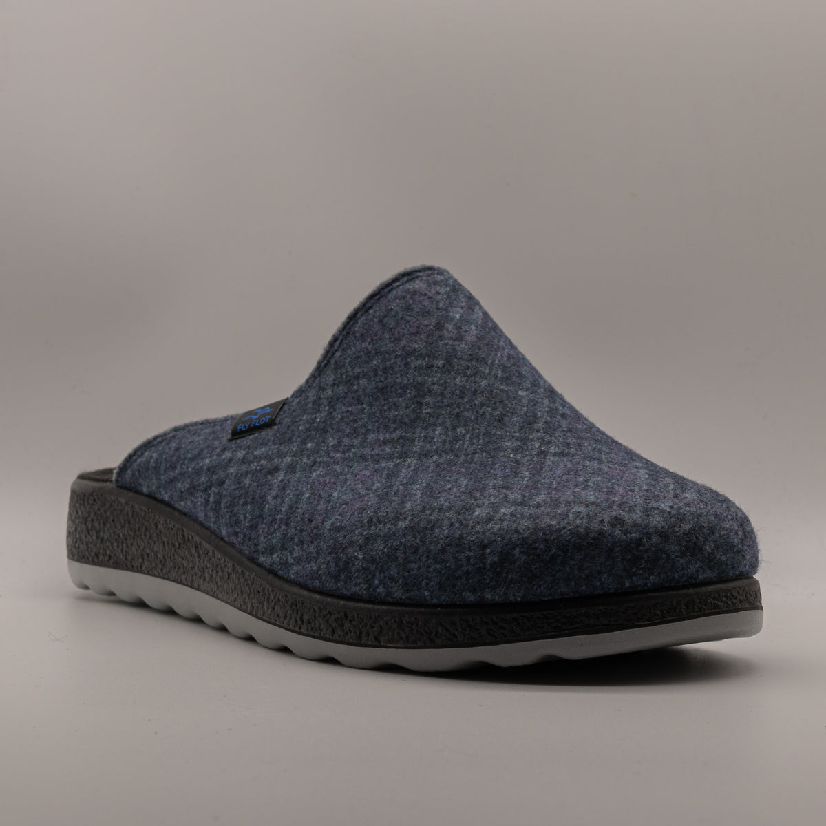 Fly-Flot 52 720 SB – Pantofole uomo in feltro riciclato - blu - scarpe di qualità venduta a Milano da Pli-Pla