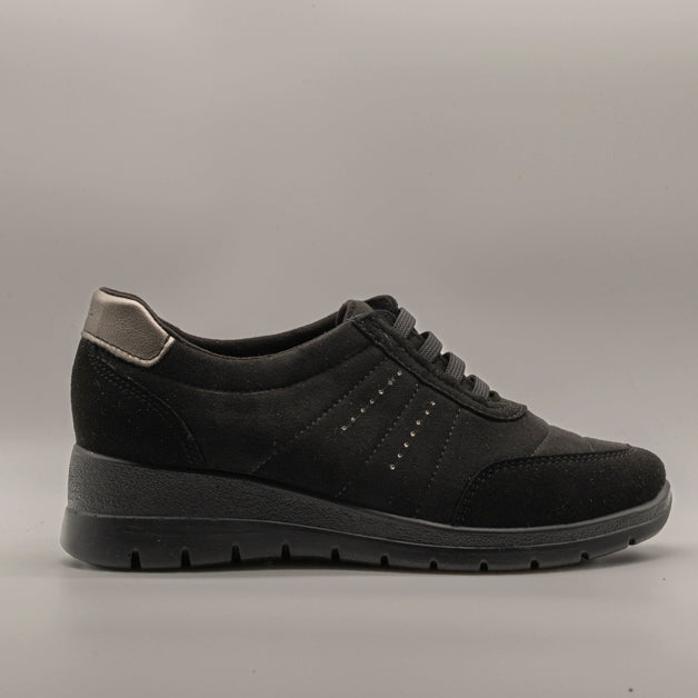 Fly-Flot scarpa donna elastica con elastici 47 Z63 VX nero - scarpe di qualità venduta a Milano da Pli-Pla