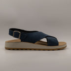Fly Flot 77 G69 QC – sandalo in pelle anatomico con tecnologia comfort - blu - scarpe di qualità venduta a Milano da Pli-Pla