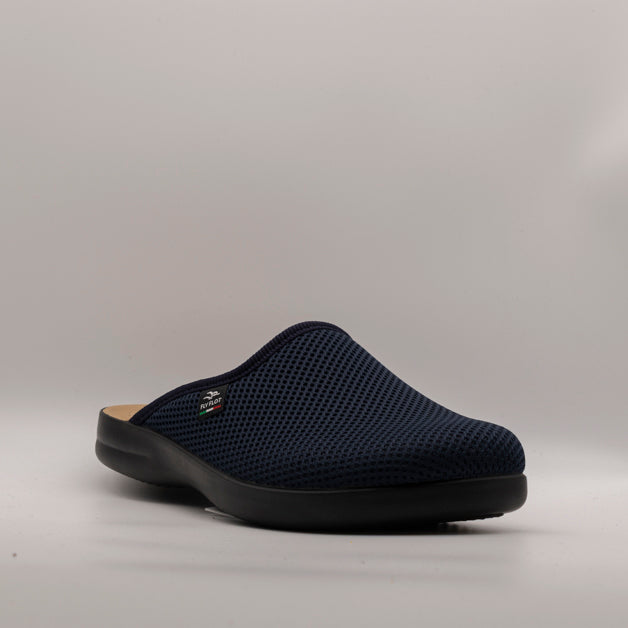 Fly-Flot Ciabatte Uomo in velluto 502 blu - scarpe di qualità venduta a Milano da Pli-Pla