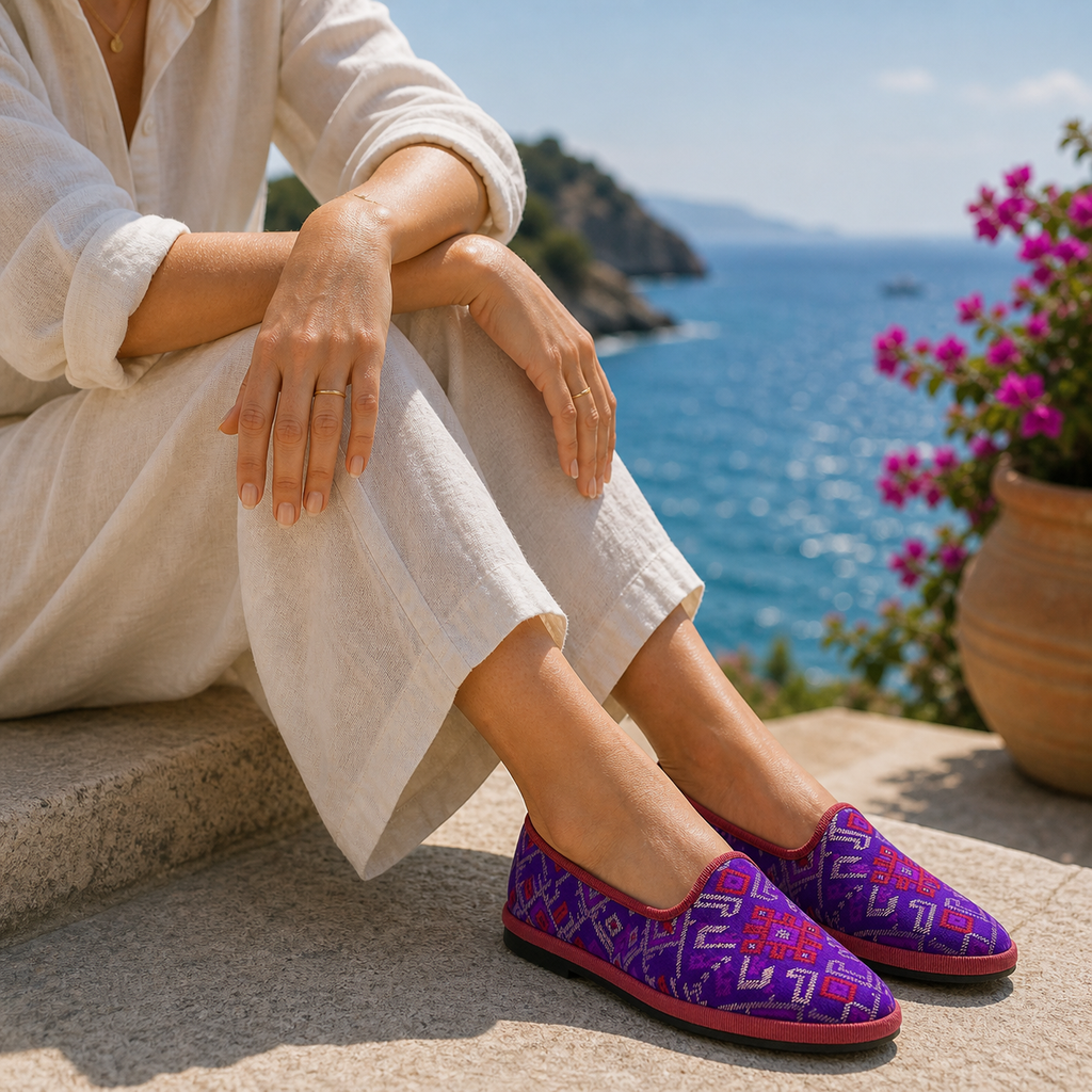 Friulane Batik Raja Ampat – Le Friulane d’Oriente | Pli-Pla - scarpe di qualità venduta a Milano da Pli-Pla
