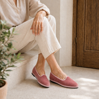 Friulane Classiche Rosa Antico – La Tradizione del Velluto | Pli-Pla - scarpe di qualità venduta a Milano da Pli-Pla