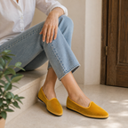 Friulane Classiche Senape – La Tradizione del Velluto | Pli-Pla - scarpe di qualità venduta a Milano da Pli-Pla