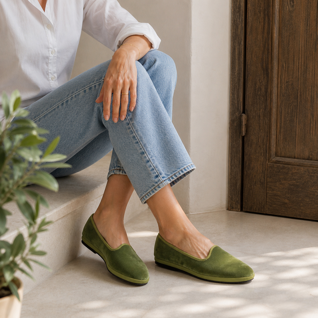 Friulane Classiche Salvia – La Tradizione del Velluto | Pli-Pla - scarpe di qualità venduta a Milano da Pli-Pla