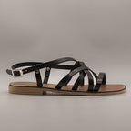 Giò Dreams 41105 – Sandale aus Leder im Caliga-Stil – weiß