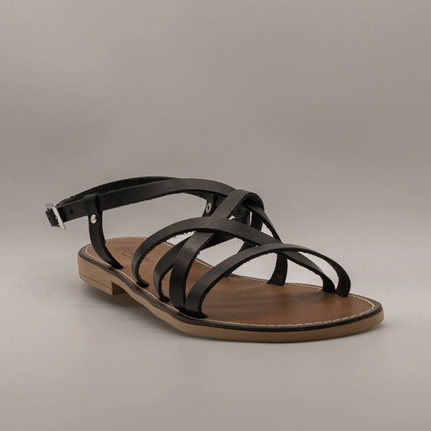 Giò Dreams 41105 – Sandale aus Leder im Caliga-Stil – weiß