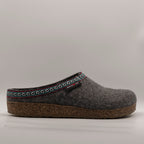 Haflinger pantofole in lana cotta Franzl antracite - scarpe di qualità venduta a Milano da Pli-Pla