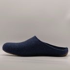 Haflinger pantofole in lana cotta Fundus blu - scarpe di qualità venduta a Milano da Pli-Pla