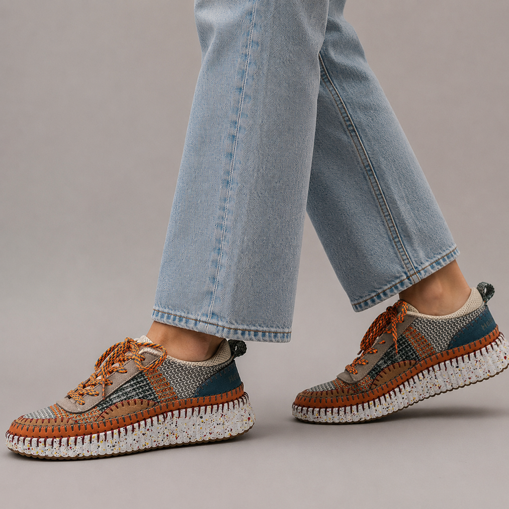 Hello Comfort KA6011 Sneakers multicolor in pelle e microfibra Lovly - scarpe di qualità venduta a Milano da Pli-Pla