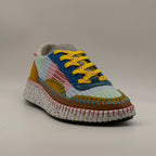 Hello Comfort KA6011 Sneakers multicolor in pelle e microfibra Carnaviva - scarpe di qualità venduta a Milano da Pli-Pla