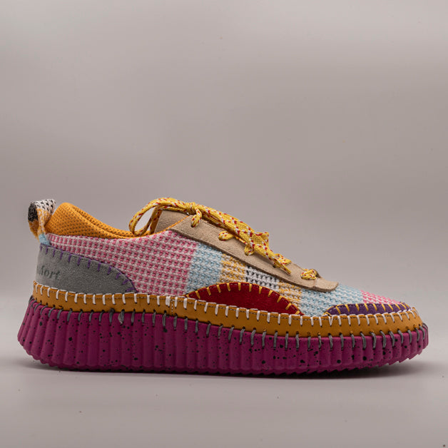 Hello Comfort KA6011 Sneakers multicolor in pelle e microfibra Jelly - scarpe di qualità venduta a Milano da Pli-Pla