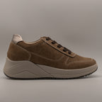 IGI&CO 2150855 – Sneakers donna scamosciate con memory foam - beige - scarpe di qualità venduta a Milano da Pli-Pla