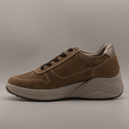 IGI&CO 2150855 – Sneakers donna scamosciate con memory foam - beige - scarpe di qualità venduta a Milano da Pli-Pla