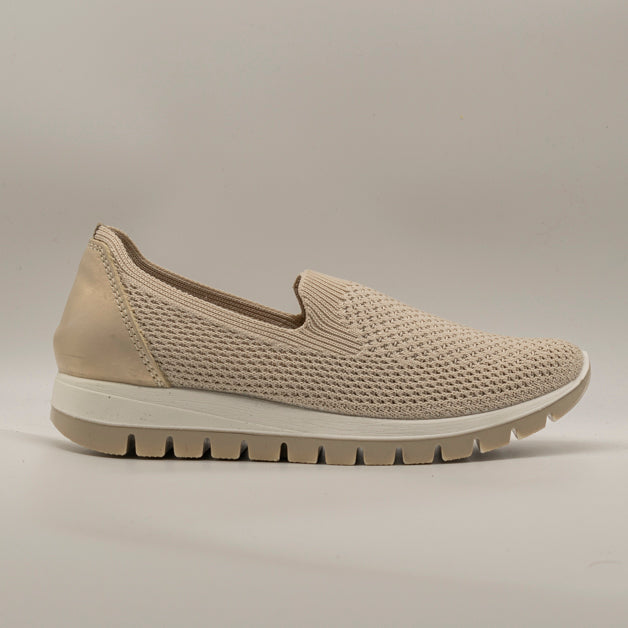 IGI&CO 1150033 Slip-On Donna in Tessuto Elastico Crema - scarpe di qualità venduta a Milano da Pli-Pla