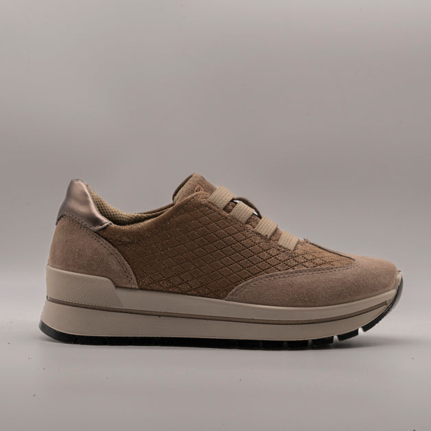 IGI&CO 4672811 Sneaker Donna in Nabuk marrone fango - scarpe di qualità venduta a Milano da Pli-Pla