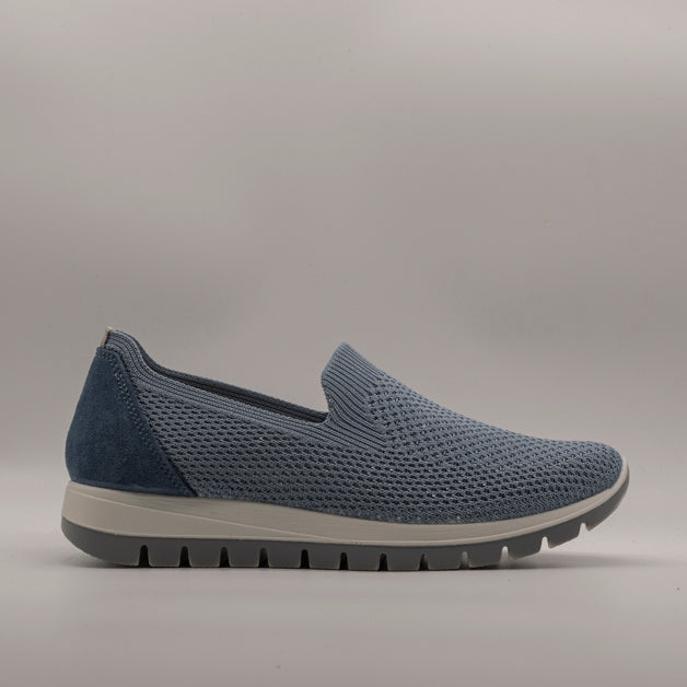 IGI&CO 1150022 Slip-On Donna Azzurre in Tessuto Elastico - scarpe di qualità venduta a Milano da Pli-Pla