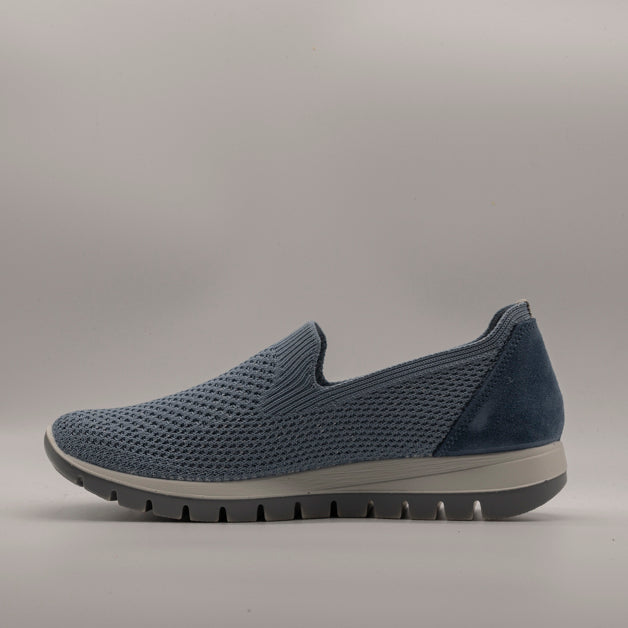 IGI&CO 1150022 Slip-On Donna Azzurre in Tessuto Elastico - scarpe di qualità venduta a Milano da Pli-Pla