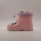 IGOR Mendi Unicornio – Stivaletti da pioggia bambina con coulisse - rosa con unicorno - scarpe di qualità venduta a Milano da Pli-Pla