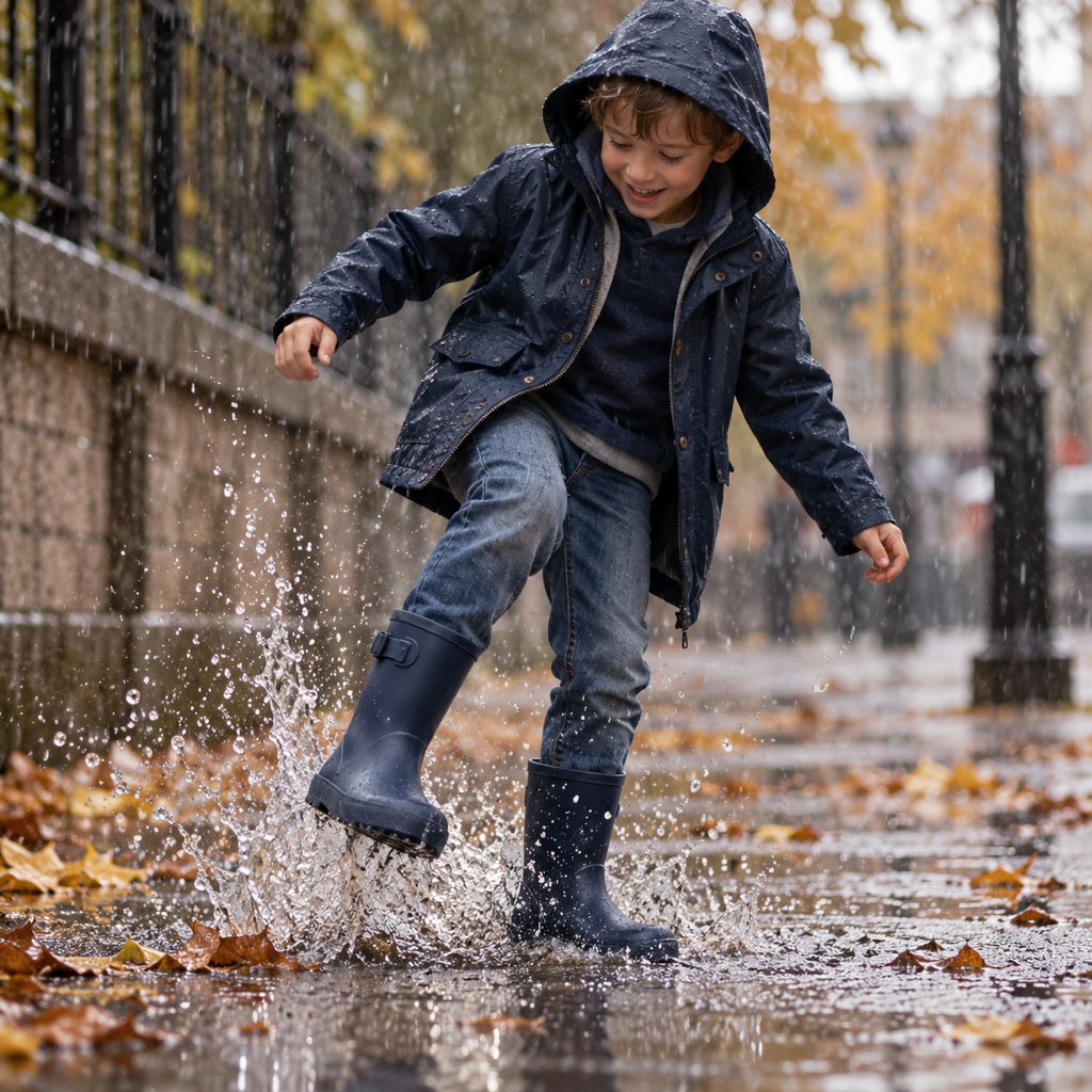 IGOR Splash Euri – Stivali da pioggia di gomma bambino - blu marino - scarpe di qualità venduta a Milano da Pli-Pla