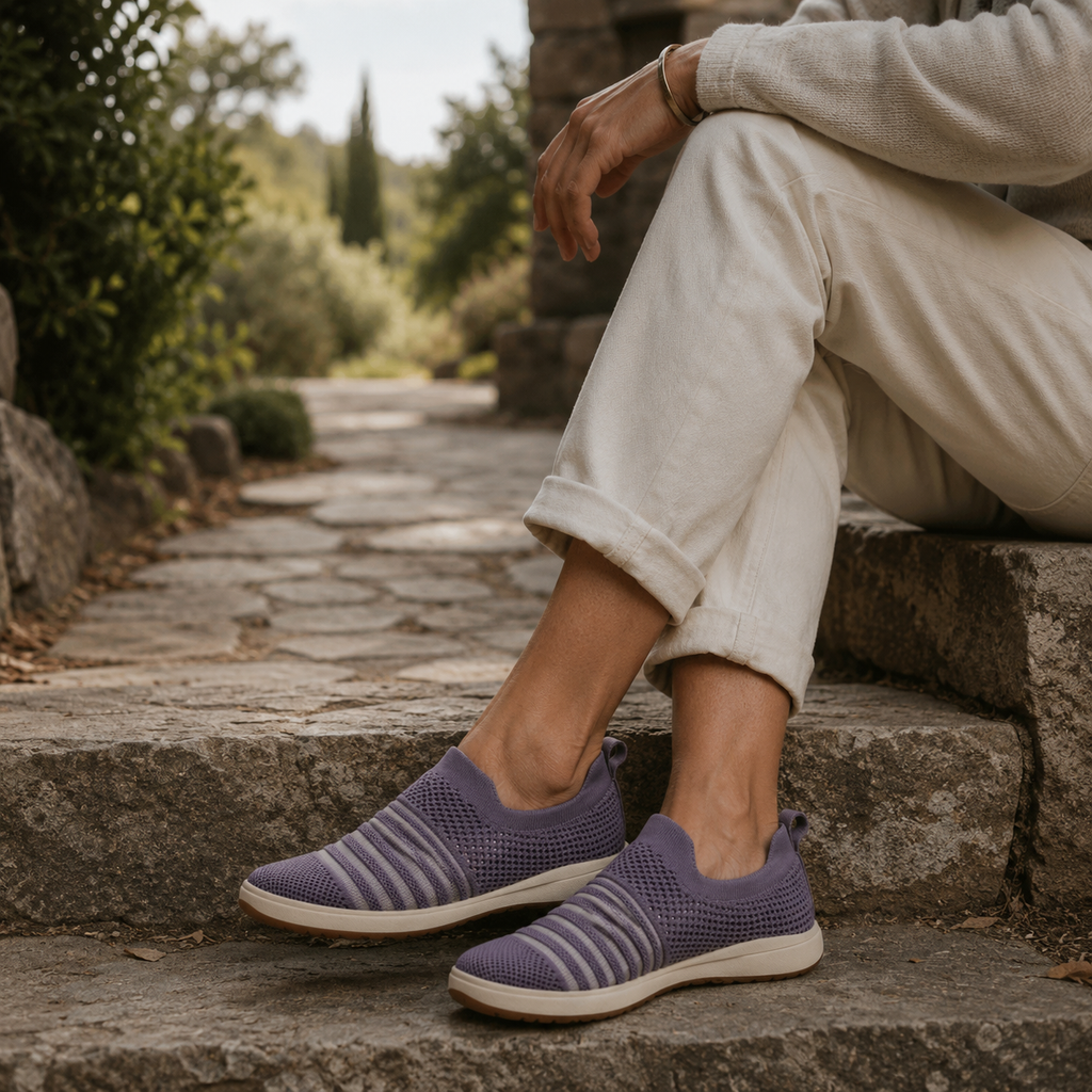 Josef Seibel 67747 Slip-On Donna in Tessuto Elastico Lilla - scarpe di qualità venduta a Milano da Pli-Pla